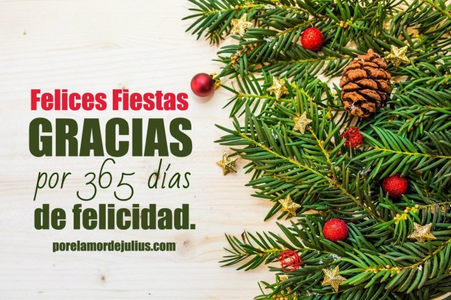 Felices Fiestas 2019 porelamordejulius
